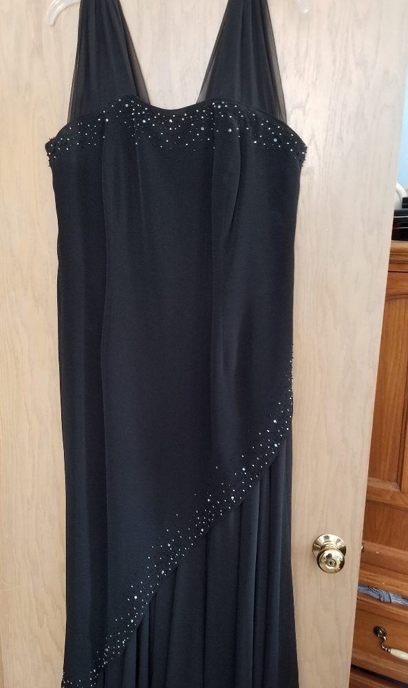 Black Obsessions Couture Long Dress Size 20k